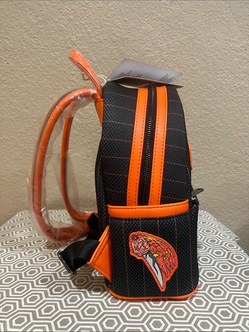 Loungefly Black & Orange Halloween Mini Backpack Michael Myers jersey